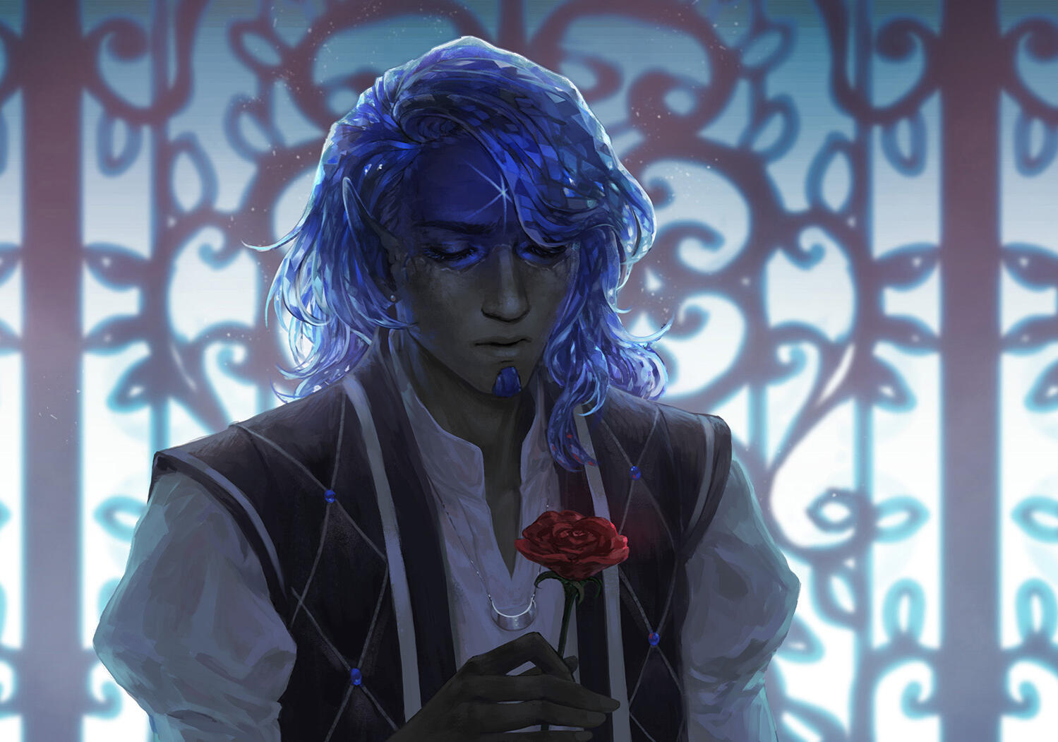 Sapphire Earth Genasi