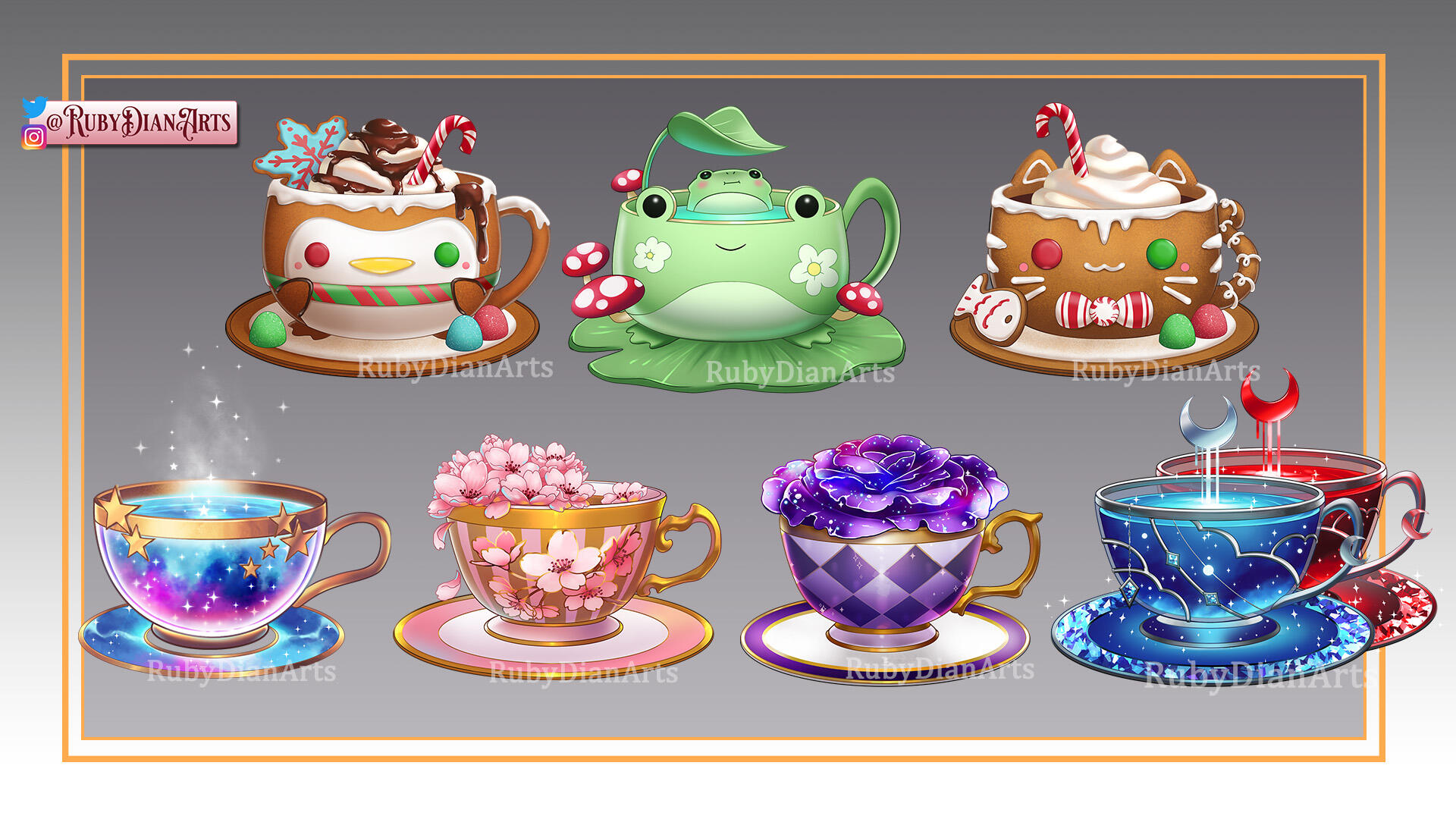 Steam Teacups