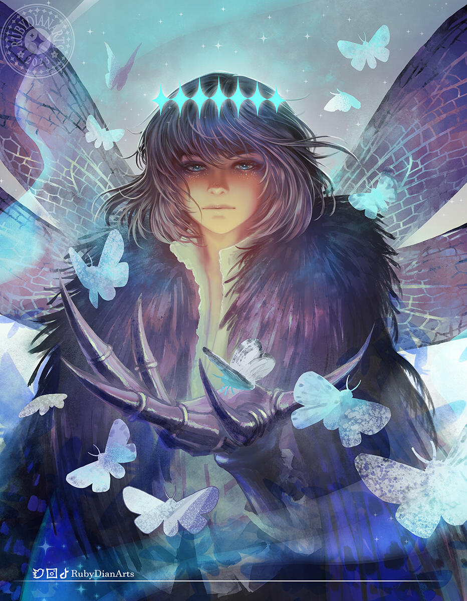 A fanart of Oberon from Fate Grand Order