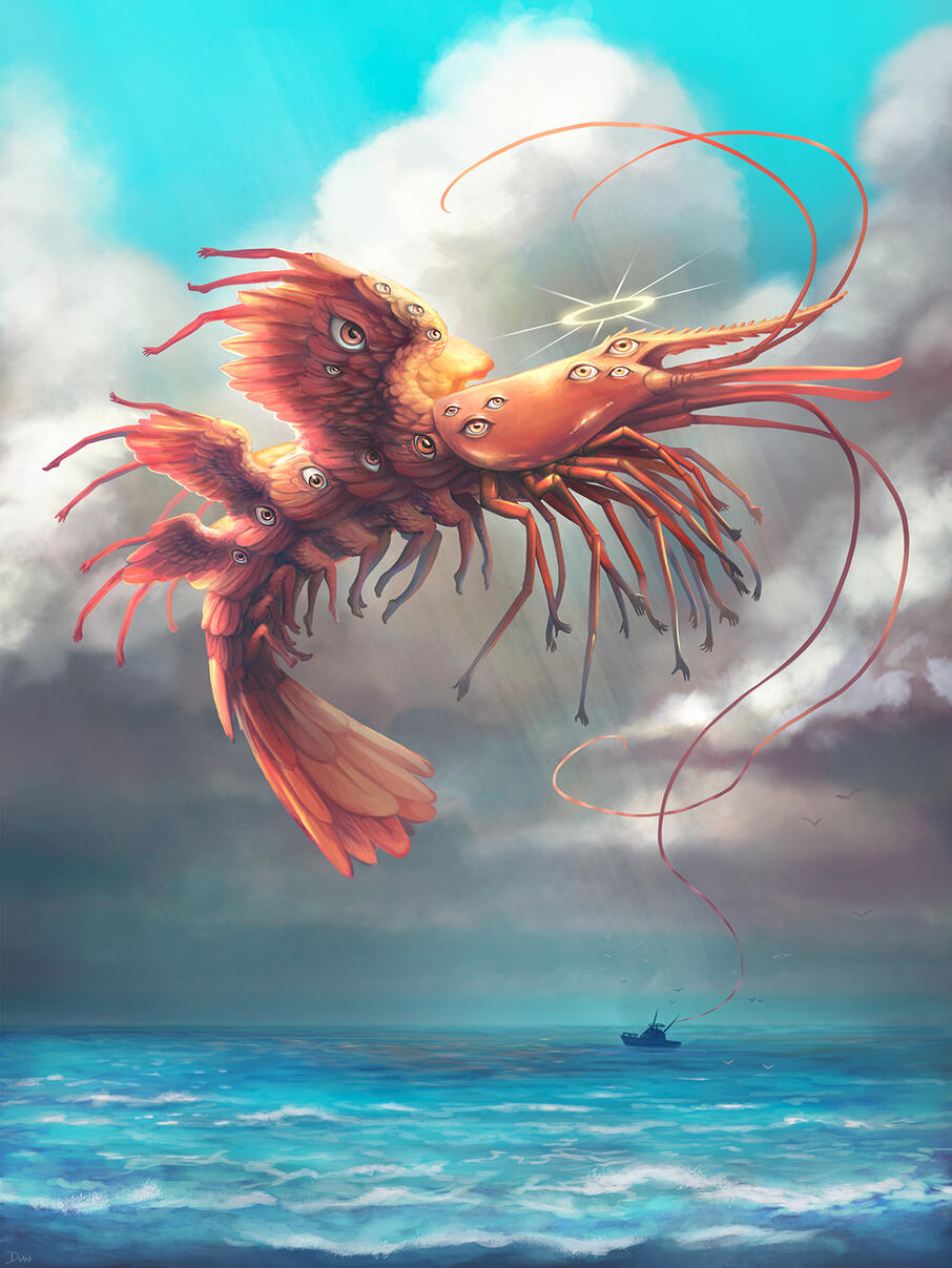 SHRIMP! HEAVEN! NOW!